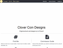 Tablet Screenshot of clovercoin.com
